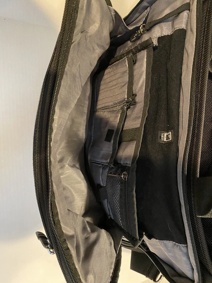Samsonite Maletín de Mano Bolso para Laptop Negro Lona con Correa para el Hombro Foto 3 de 4