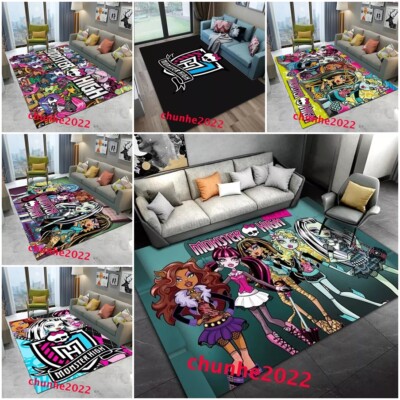 Monter High Rug Monster High Anti-Slip Floor Rug Mats Girls Bedroom Decor Carpets ...