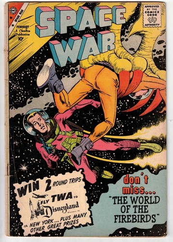 SPACE WAR #3 1960 CHARLTON SILVER AGE COOL!