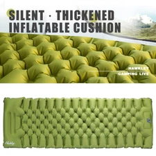 Portable Self-Inflating Cushion Inflatable Camping Sleeping Pad w/Storage bag