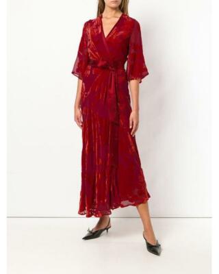 open lace back dress Rent Silk Galvan Pandora Dress