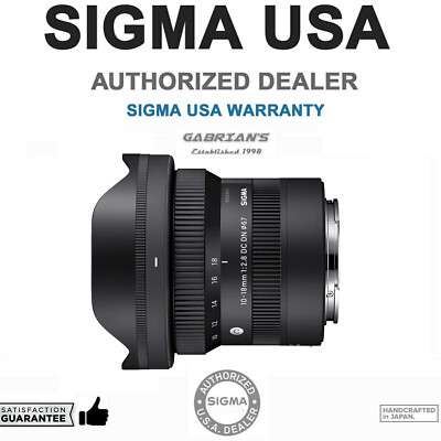 Sigma 10-18mm F2.8 DC DN for Sony E. 4-Year Warranty. U.S. Authorized Dealer