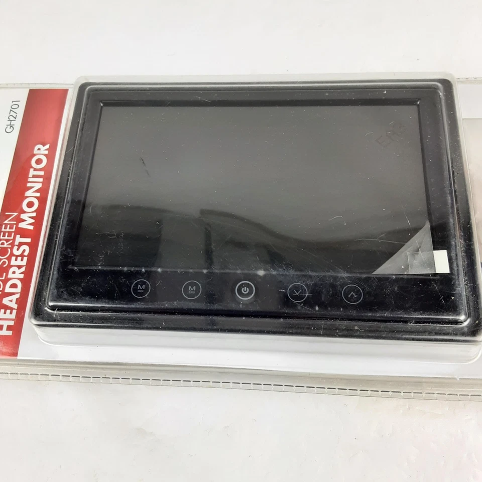 XOvision 7" Wide Screen Headrest Monitor New In Original Packaging - Image 3 of 4