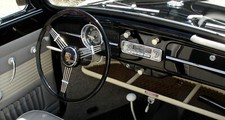 Vw Type 1 2 Banjo Black Steering Wheel 15 Diameter Wheel Only Bug Bus Ghia