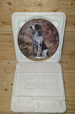 Danbury Mint Dog Springer Spaniel Plate ~ This Noble Breed ~ John Trickett ~Mint