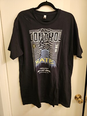 BUTCHER BILLY IAN CURTIS BATMAN JOY DIVISION T SHIRT XL