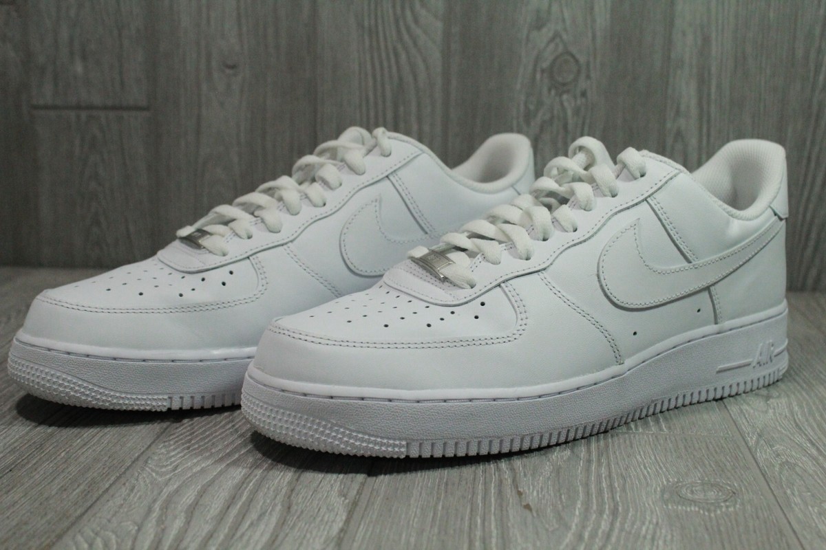 New Nike Air Force 1 '07 Low Men's Triple White Shoes Mens