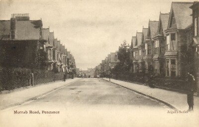 PC MORRAB ROAD PENZANCE CORNWALL ENGLAND VINTAGE POSTKARTE (u793)