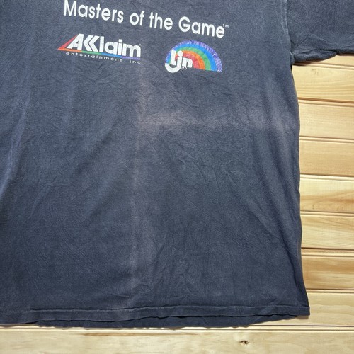 Vintage 80s Ljn Acclaim Nintendo Computer PC Faded Masters Of Game Shirt Size XL - Picture 4 of 10