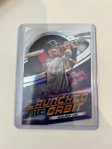 2022 Topps Cosmic Chrome #LIO-2 Ronald Acuña Jr. Launched Into Orbit Braves