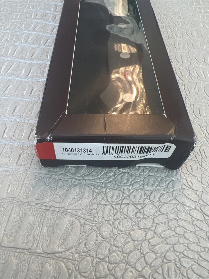 Cuchillo Santoku Wusthof Classic 5" Borde Hueco 10401314 NUEVO Auténtico Distribuidor Foto 3 de 3