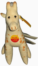 STEIFF Plush 7" Toy "Knuffi" 067723 Giraffe Stuffed Animal Germany