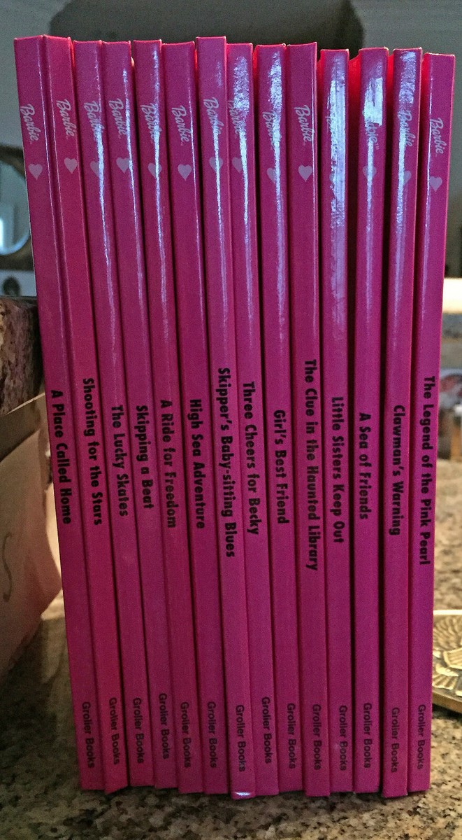 Lot 14 Vintage Barbie hard coverBooks 1998-99 Grolier Barbie