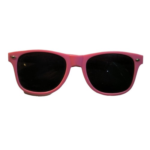Bob Mackie Light Pink Square Frame Sunglasses Translucent 