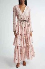 NWT Zimmermann Ottie Floral Tiered Maxi Dress Size 1 AU/ 6 US
