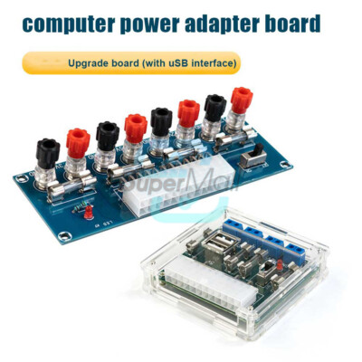 Desktop Computer Power Adapter Board ATX Transfer Board Power Board Module 24PIN