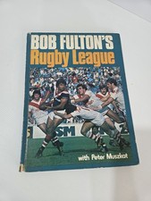Bob Fulton's Rugby League Vintage Hardcover Peter Muszkat Fair Condition