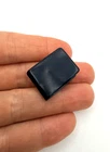 Vintage 1960s Barbie Ken Clone Wallet Miniature Doll Size Black Vinyl Red Lining