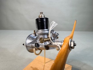 Motore aereo modello Mel Anderson Royal Baby Spitfire .049 vintage 1955 #649