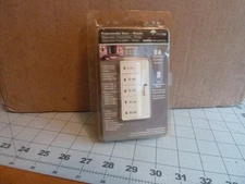 Cooper Wiring Devices PT18H-PTA Programmable Timer - 5 Presets - 1 Pole - WHITE