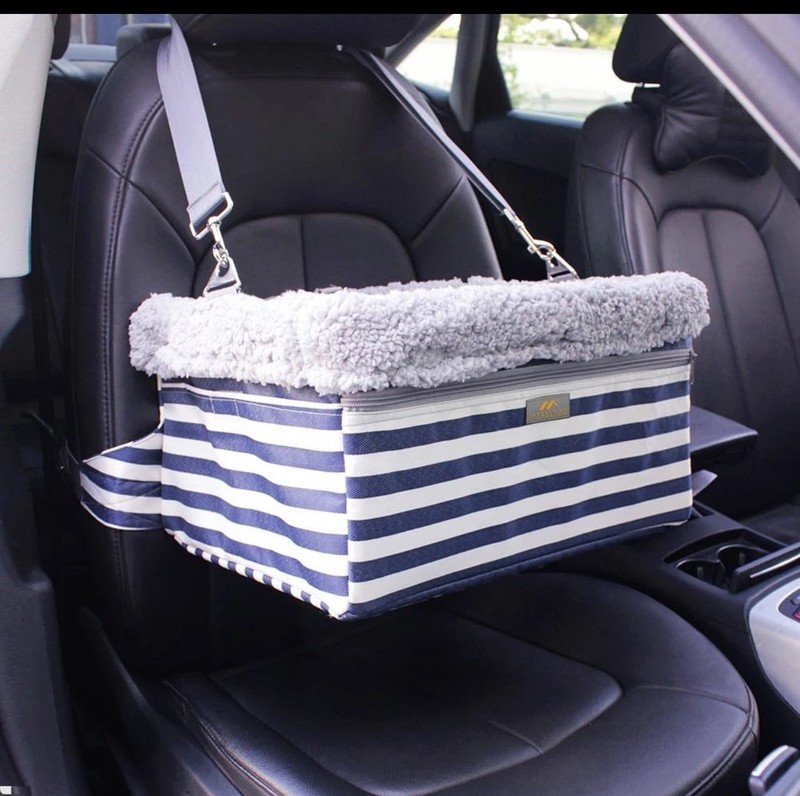 MARSLABO Dog Car Seats for Small Dogs, Upgrade Dog Booster Seat with Metal Fr...