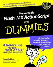 Macromedia Flash Mx Actionscript for Dummies - paperback Sahlin, Doug