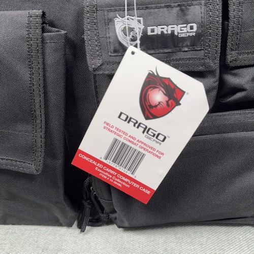 Drago Gear Conceal Carry Computer Laptop Tactical Bag Black - Picture 12 of 13