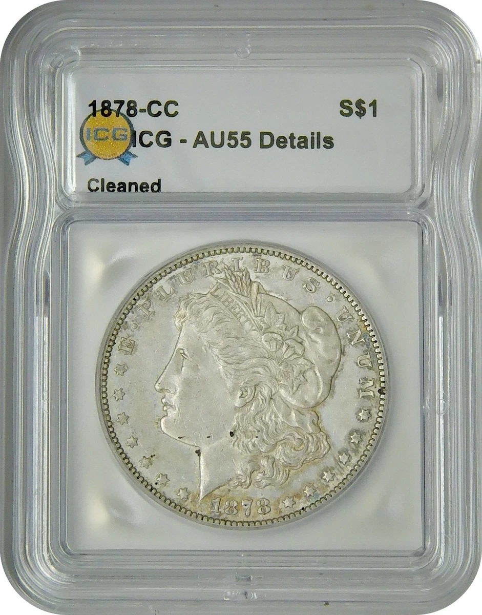25+ AU 55 Graded 1878 Year Morgan US Dollars (1878-1921) for sale