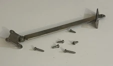 Lid Support Arm Rest Brace Hinge & Screws - from Victrola Phonograph VV-XI (OEM)