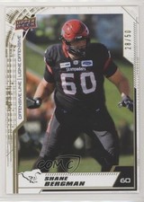 2020 Upper Deck CFL Gold 28/50 Shane Bergman #193 l5j