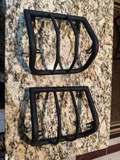 Jeep Wrangler Jk Tail Light Guards Black Steel 07-18 Jk Set Pair