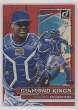 2022 Panini Donruss Diamond Kings Holo Red Salvador Perez #9 0q3