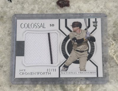 2021 Panini National Treasures Colossal Materials Jake Cronenworth #CM-JK /99 RC