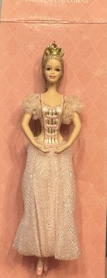 BARBIE as the SUGAR PLUM FAIRY Nutcracker Porcelain Ornament 1997 Avon  Vintage