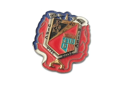 Insigne Unité d’Instruction de protection Civile N° 7 1974-2014 matriculé 📌5a. - Photo 1/2