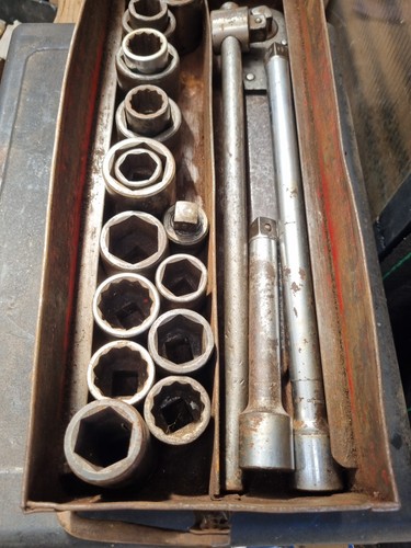 britool ratchet sockets 3/4 drive h73 and toolbox 22 pieces - Picture 13 of 15