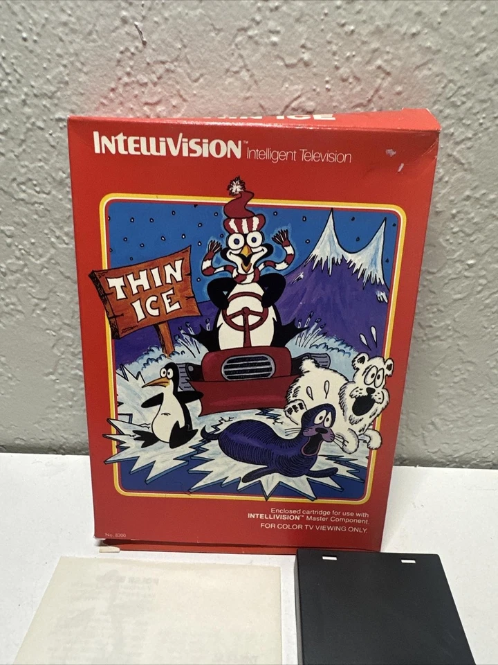 Thin Ice Game, Box,Manual (Intellivision, 1986) - Image 3 of 4