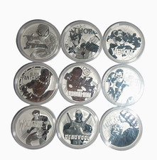 Tuvalu  Silber Marvel Komplettsatz  9x 1 OZ 2...