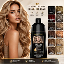 Instant 3 in 1 Hair Dye Shampoo Herbal Ingredients. Ammonia-Free. US Seller.