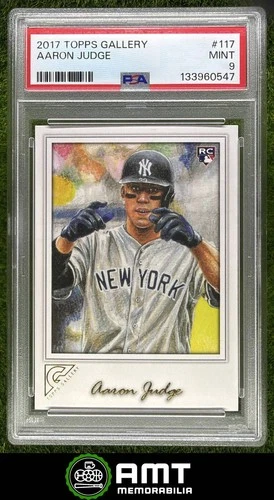 Aaron Judge RC PSA 9 2017 Topps Gallery New York Yankees #117 0547