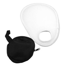 Camera Flash Diffuser,Eliminate Harsh Light and Shadow,Foldable with white