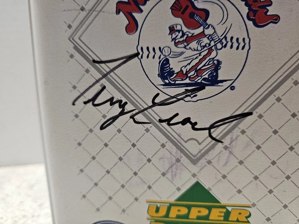 Portatarjetas de béisbol Nashville Sounds MiLB vintage 1993 con autógrafos desconocidos Foto 2 de 4