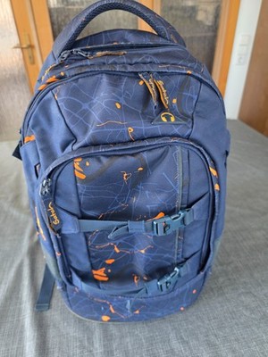 Satch Pack Schulrucksack + Sportbeutel Urban Journey - Blau Orange
