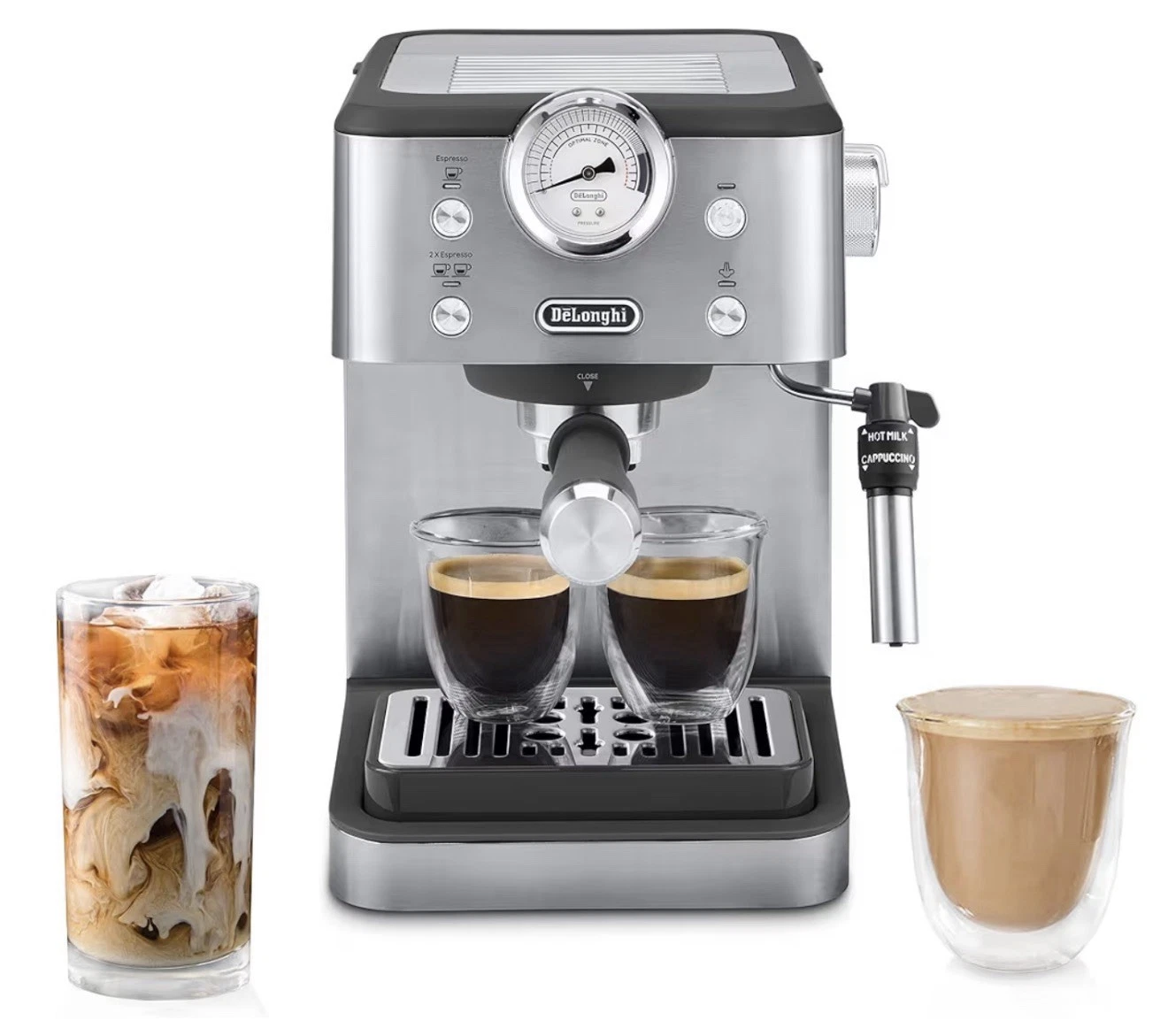 De’Longhi Classic Espresso Machine w/Milk Frother,Barista Coffee Maker for,Latte