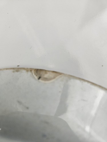 Blue Staffordshire Blenheim Oxfordshire People Feeding Ducks Plate Circa 1825 - Picture 5 of 7