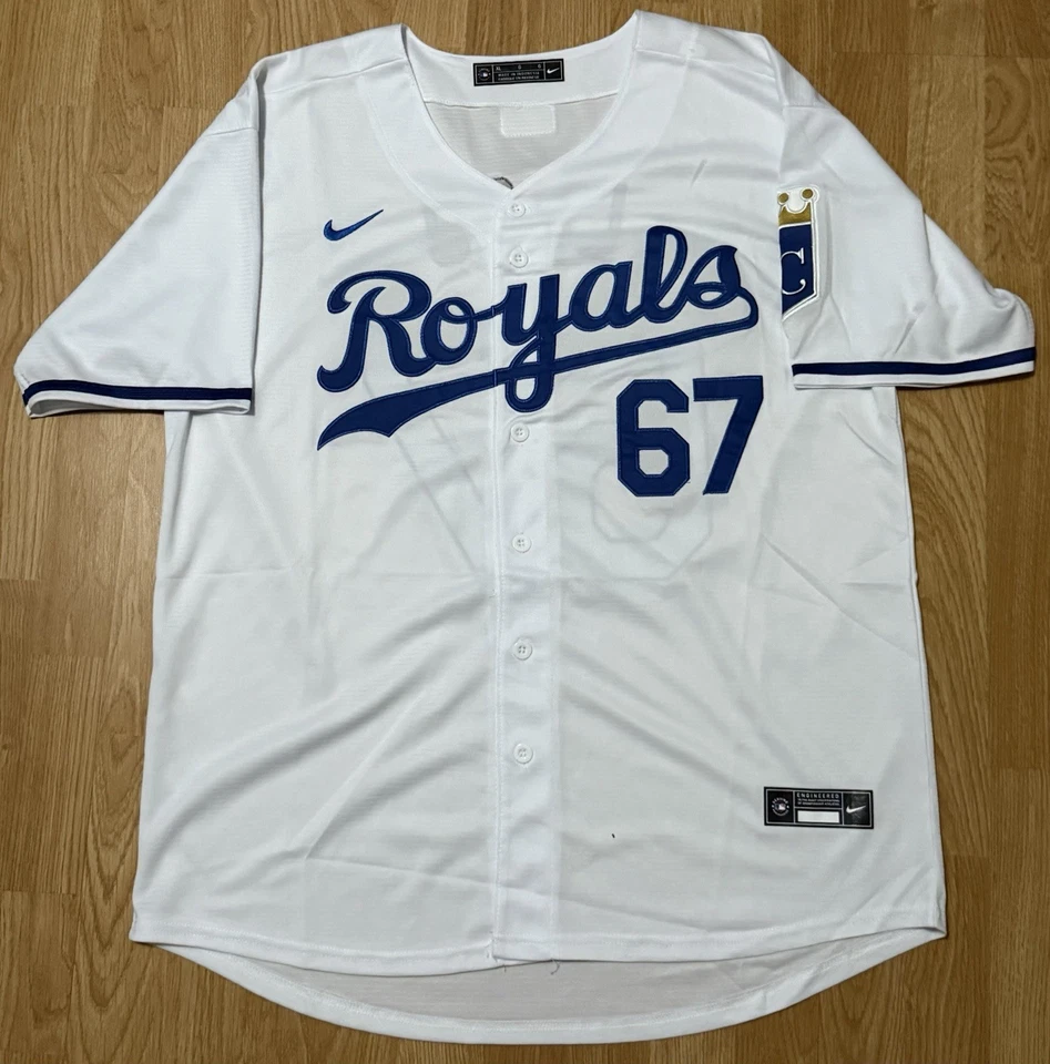 Seth Lugo Signed Autographed Kansas City Royals Home Jersey #67 PSA COA - Image 3 of 3