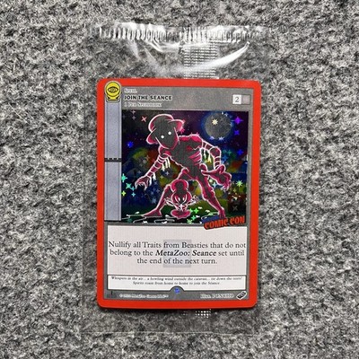 MetaZoo Join The Seance Comic Con Promo Card Exclusive Holo Passport Sealed 2022