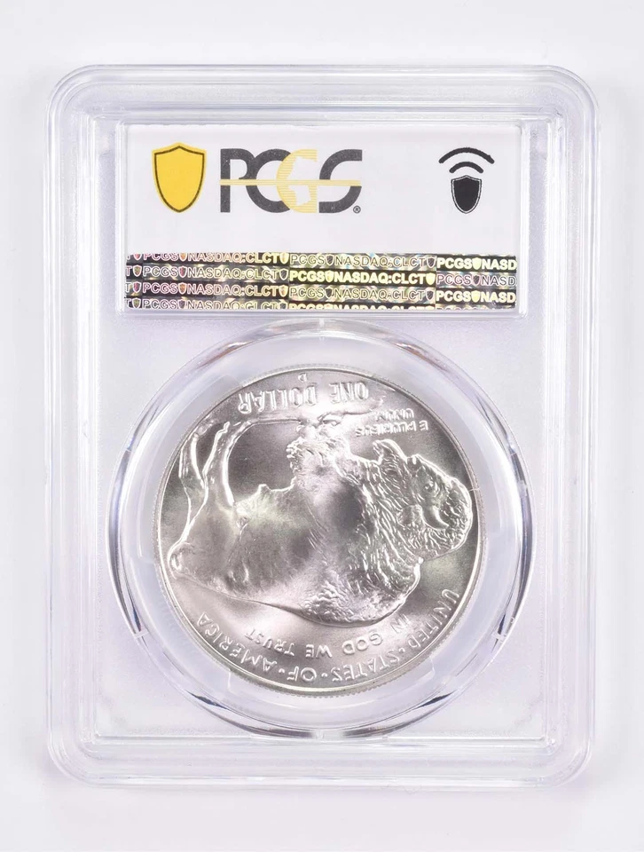 MS70 2001-D Buffalo Commemorative Silver Dollar PCGS *4879 - Image 2 of 4
