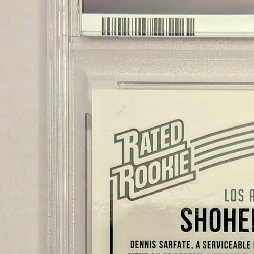 2018 Donruss Optic Shohei Ohtani Rated Rookie Auto PSA/DNA Auto 8 RC view 10