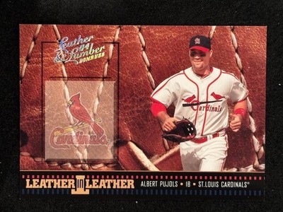 /100 2004 Donruss Playoff Leather & Lumber Albert Pujols 051/100 #LEL-21